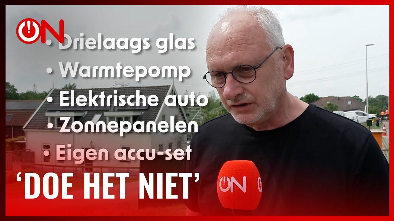 Arie Verkerk liet zijn huis volledig verduurzamen en heeft nu spijt