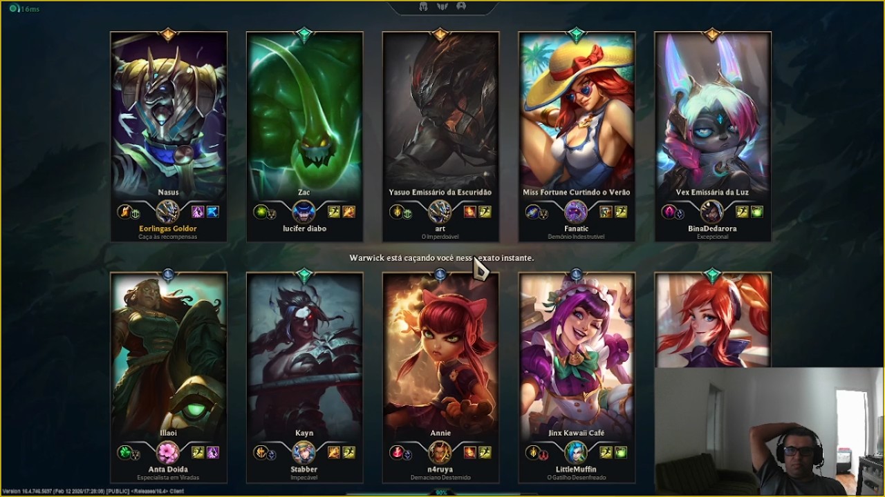 Voltando com o canal