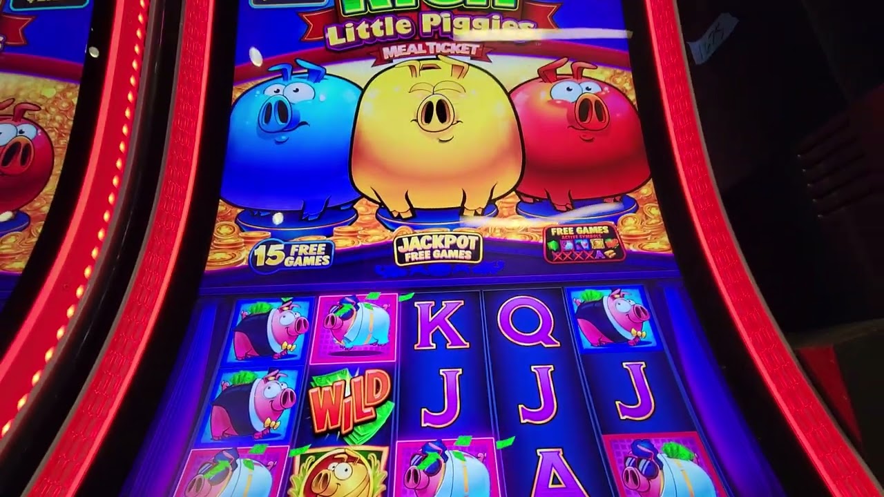 600 SPINS ON RICH LITTLE PIGGIES Popped lots of pigs walked away with a profit Let's Get Spinning