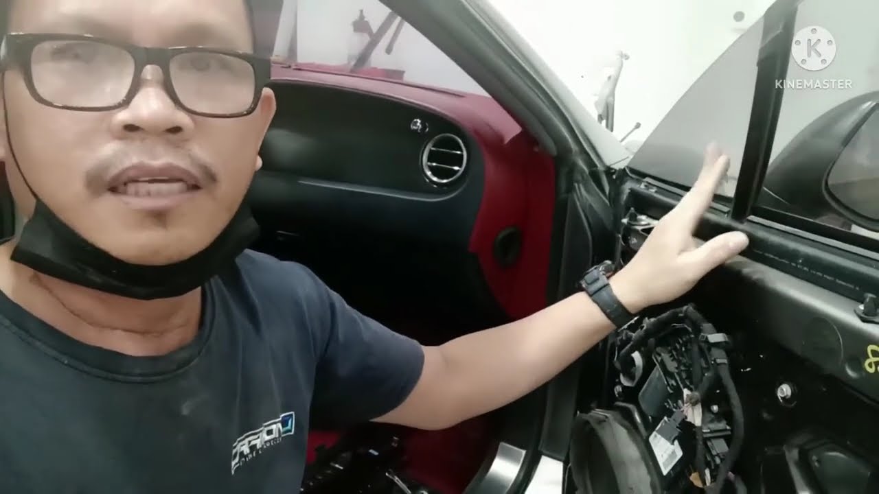 Bentley continental 2010 /# How to remove handle /mirror/ trim