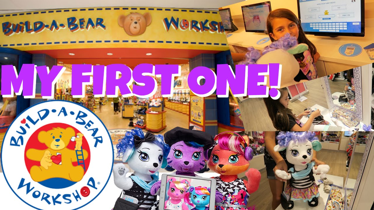 🐻MY FIRST BUILD A BEAR🐻 | 😍HONEY GIRLS😍 | Emma & Ellie