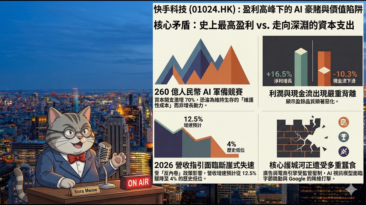 快手2025財報解析：營收創新高股價卻崩盤14%？揭密260億AI豪賭背後的殘酷真相！😱📉