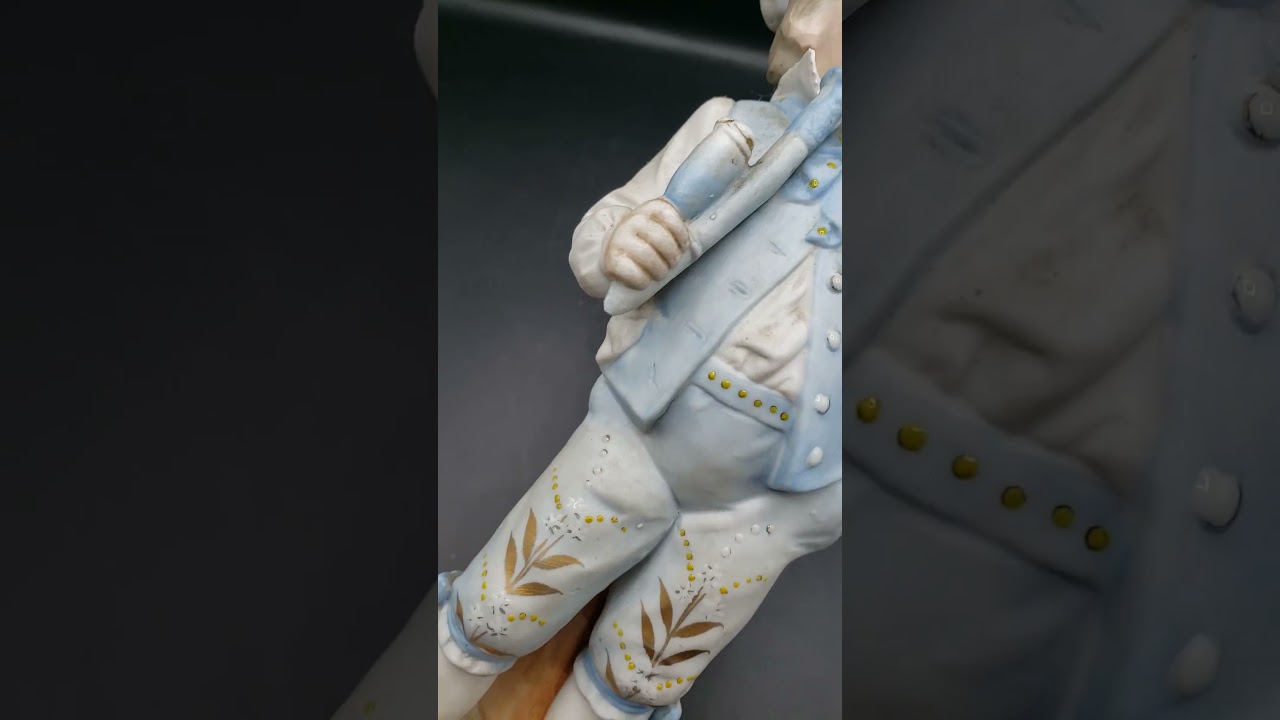 German Bisque Boy Figurine Antique