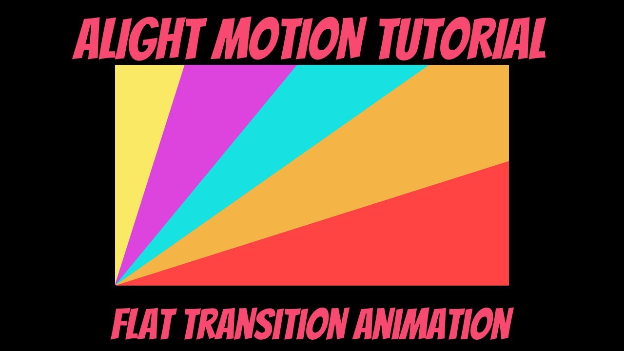 Flat Transition Animation/Effect | Alight Motion (#Android and #iPhone) | Motion Graphics