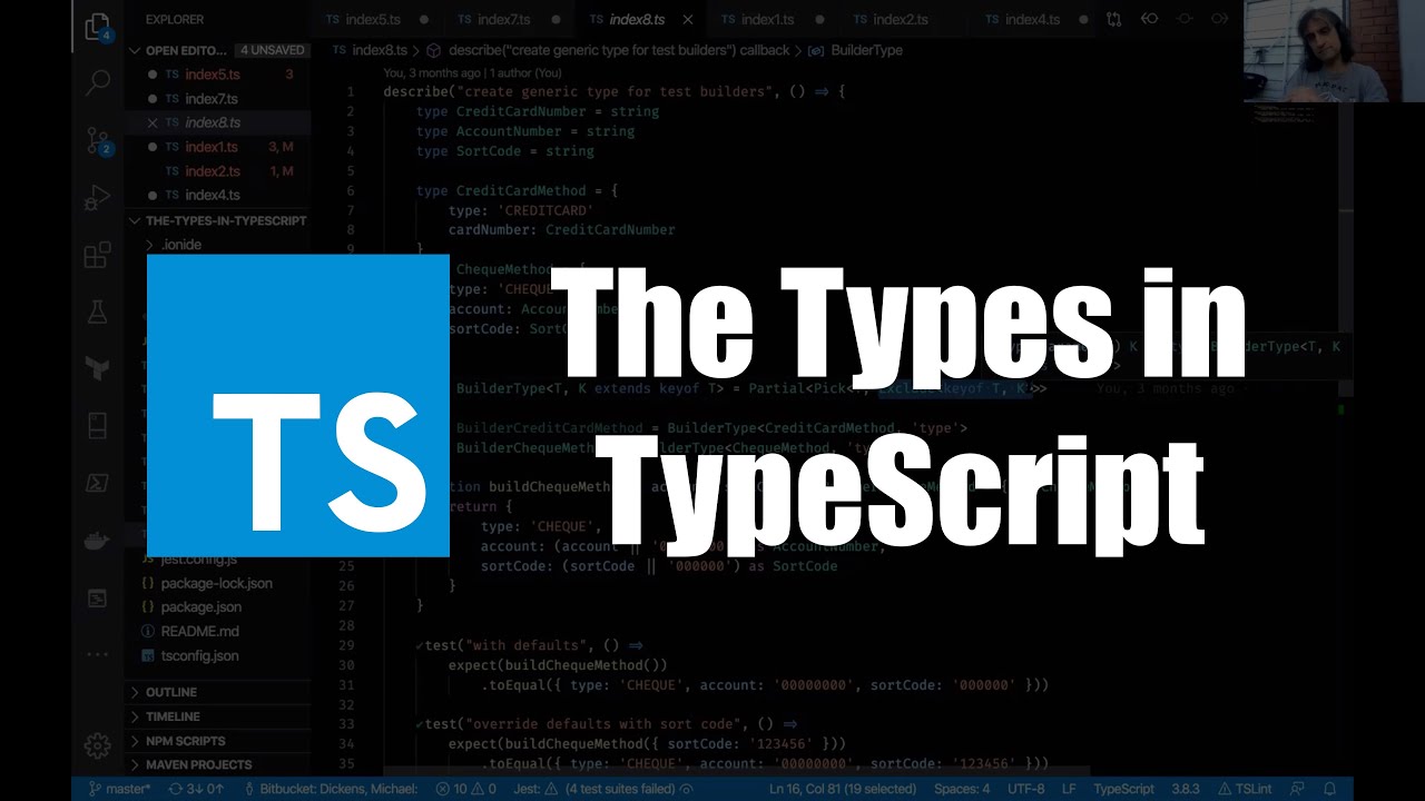 The Types in TypeScript - Michael Dickens | Manchester Web Meetup #14
