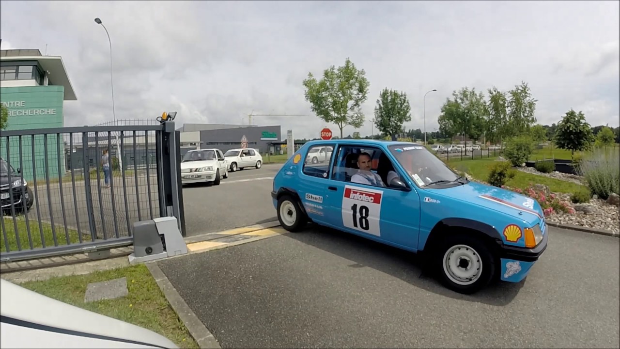 Arrivée restaurant 205 rallye club de france