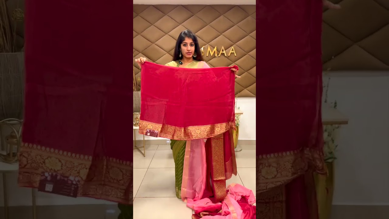 Chinnon ombré sarees | hand work ombré sarees 