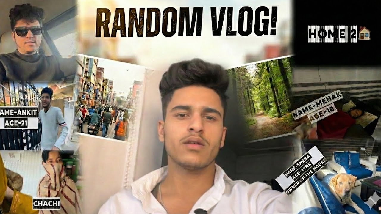 I shoot a random vlog
