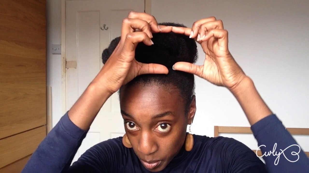 The Cipriana Bun // Fine 4C Hair