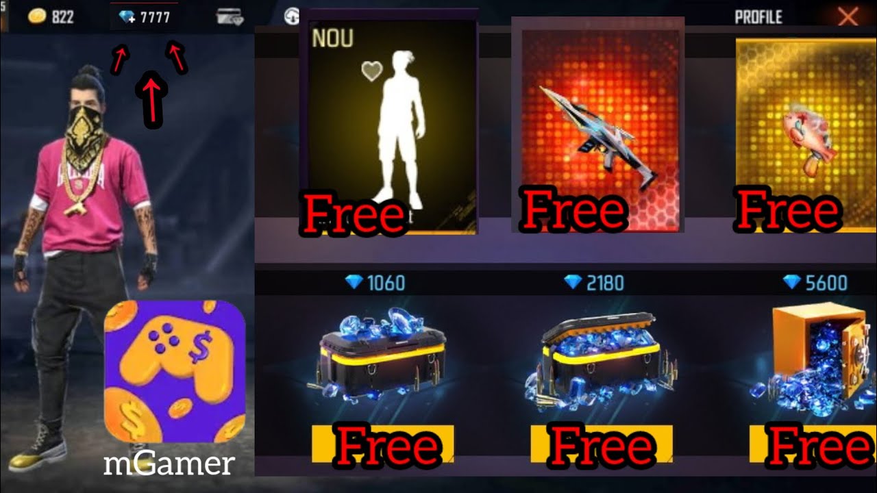 🔥Cum să bagi diamante💎 gratis cu mGamer 🔥 Cea mai utilă metodă care îți va aduce 7777 💎 Free Fire Ro