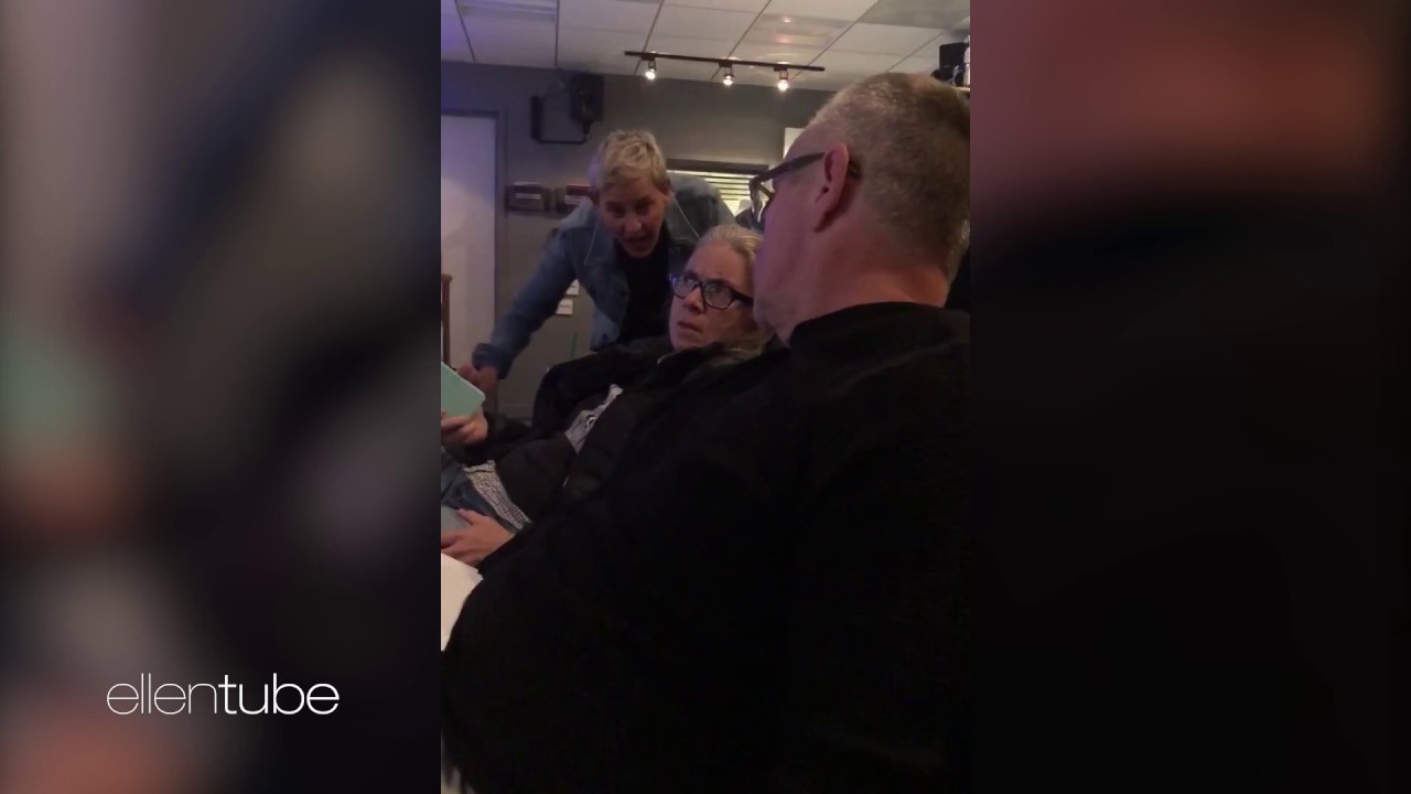 Ellen Pulls Off a Quadruple Scare with Her Executive Producers