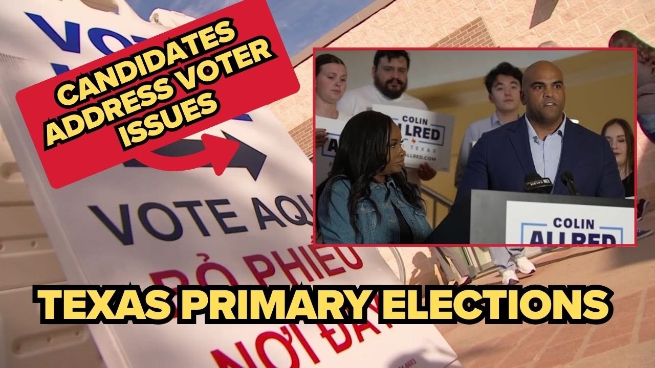 Jasmine Crockett and Colin Allred discuss Dallas County voting extension