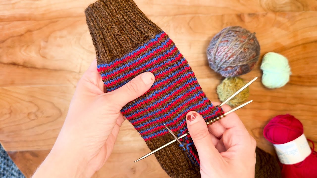 LES TUTOS COLÈRE / ✨ Tricoter à l'envers pour des rayures sans démarcation 🧦 - Les tricots Colère