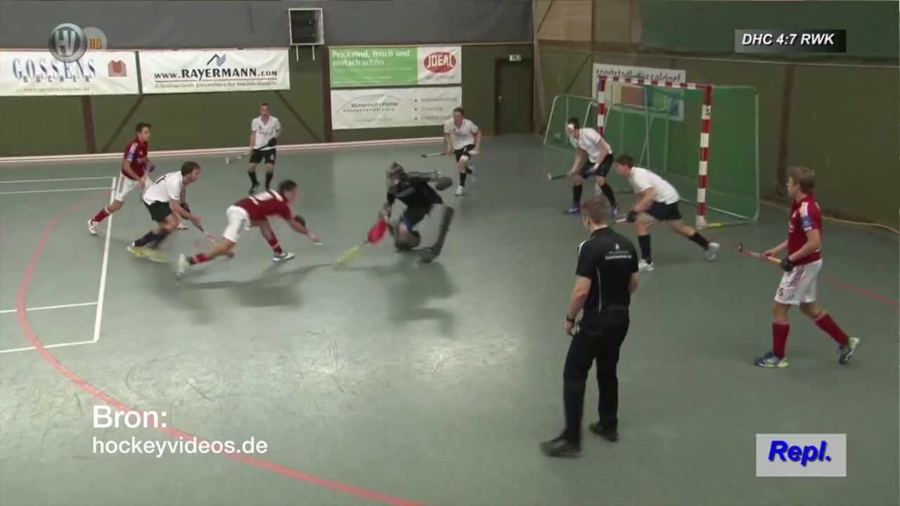 Uitlopen bij de strafcorner in de zaal | Keepen in de zaal | Keepersclub Nijmegen
