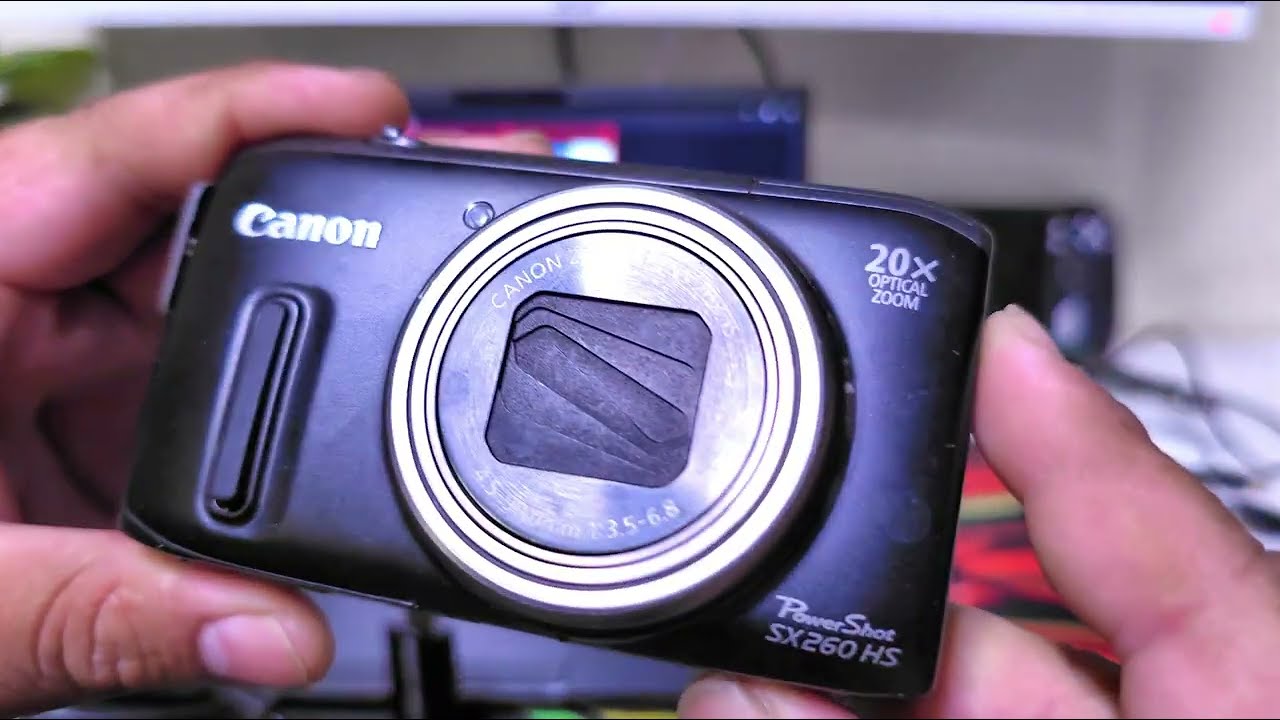 Canon PowerShot SX260 HS for $20! | Thrift Store Find + Webcam Test (Fail?)