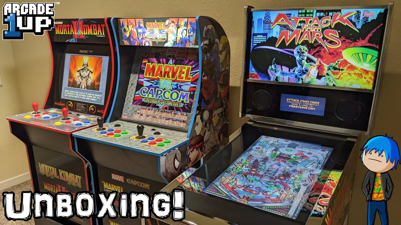 Attack From Mars Arcade1Up Pinball Unboxing and First Impressions! (With Gameplay)