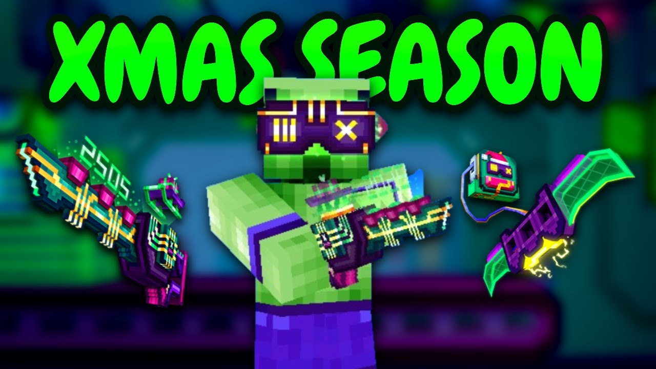 NEW Christmas Update Weapons REVIEW! - Pixel Gun 3D