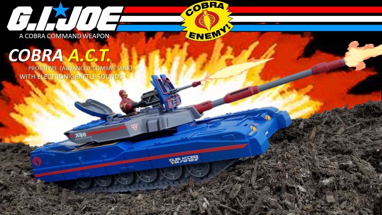Chap Mei Solder Force Customized G.I. Joe Cobra Advanced Combat Tank (A.C.T.)!