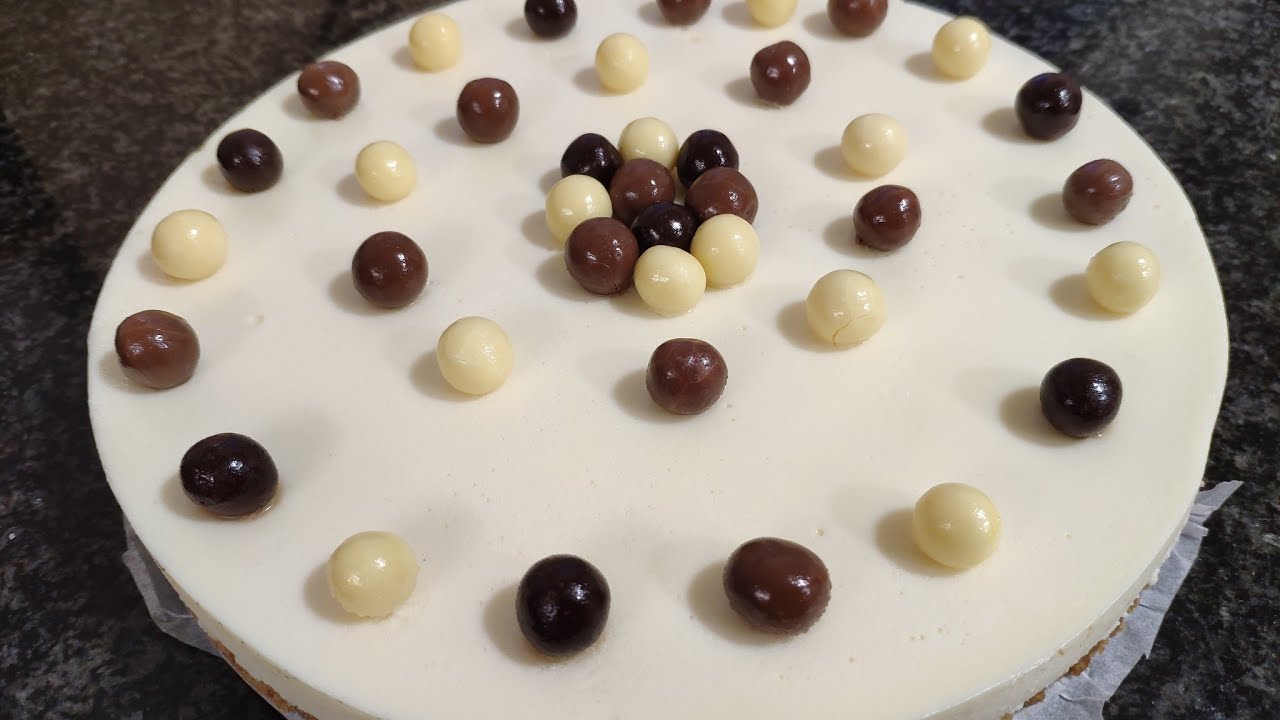 Tarta de chocolate blanco🍰 buenísima! No harás otra!