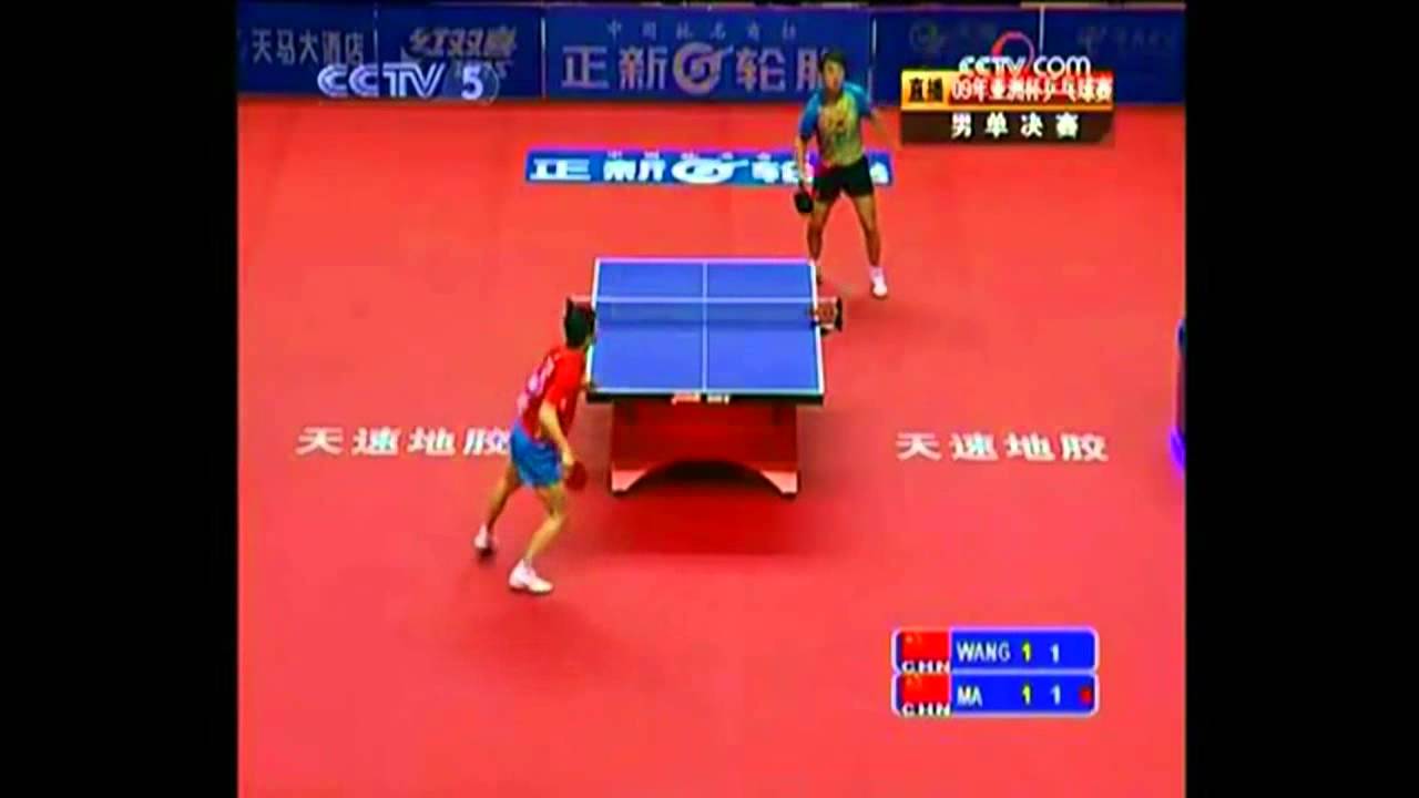 Asian Cup 2009 Wang Hao vs Ma Long