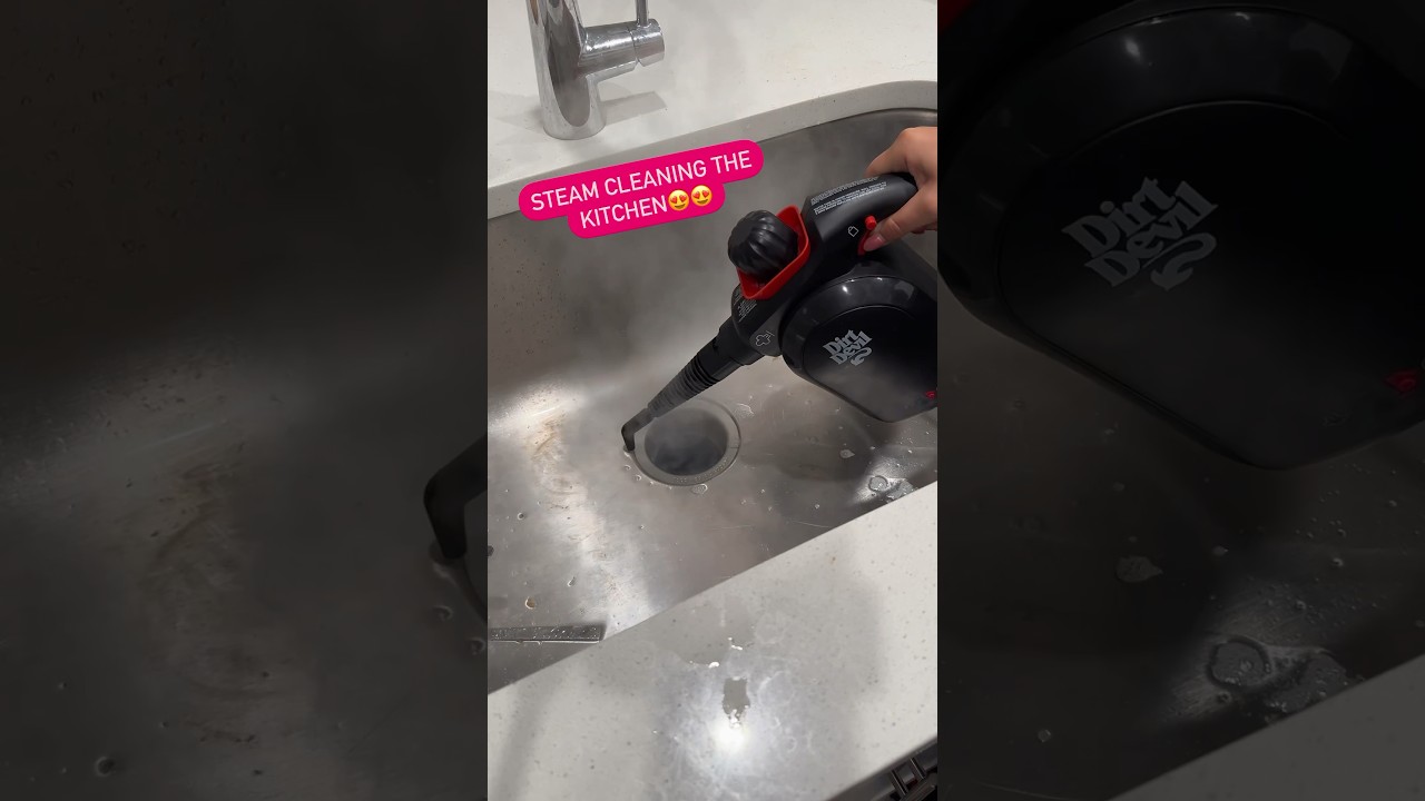 Chemical free cleaning🤩🤩 #cleanandtidy #diycleaning #lovetoclean #kitchencleaning #steamcleaning