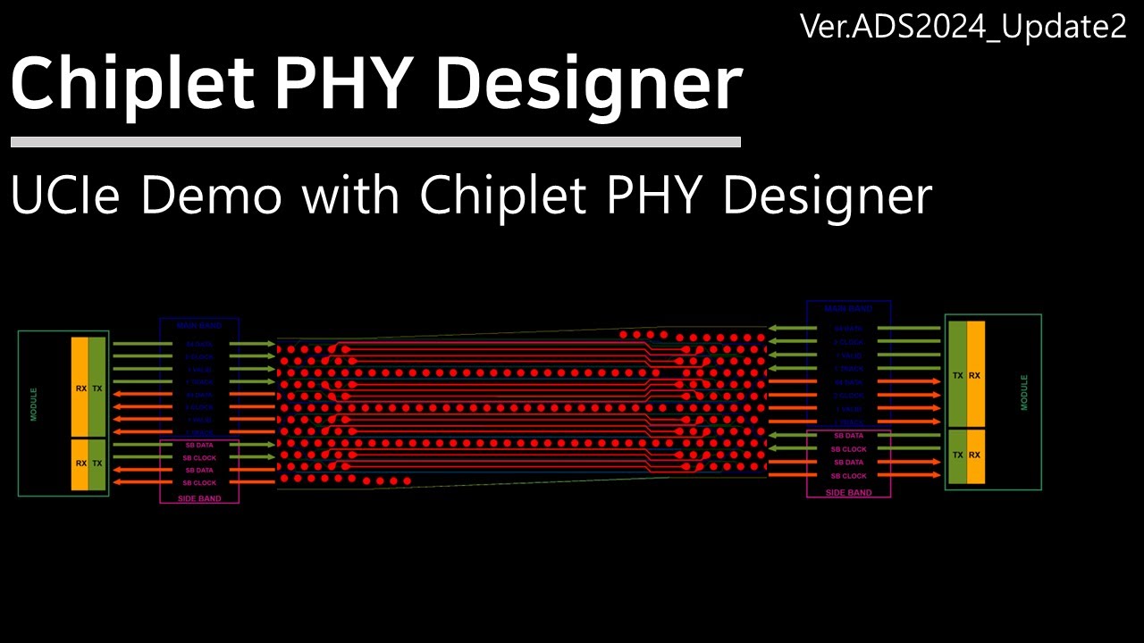 [Chiplet PHY Designer] UCIe demo with Chiplet PHY Designer [ENG/KOR cc]