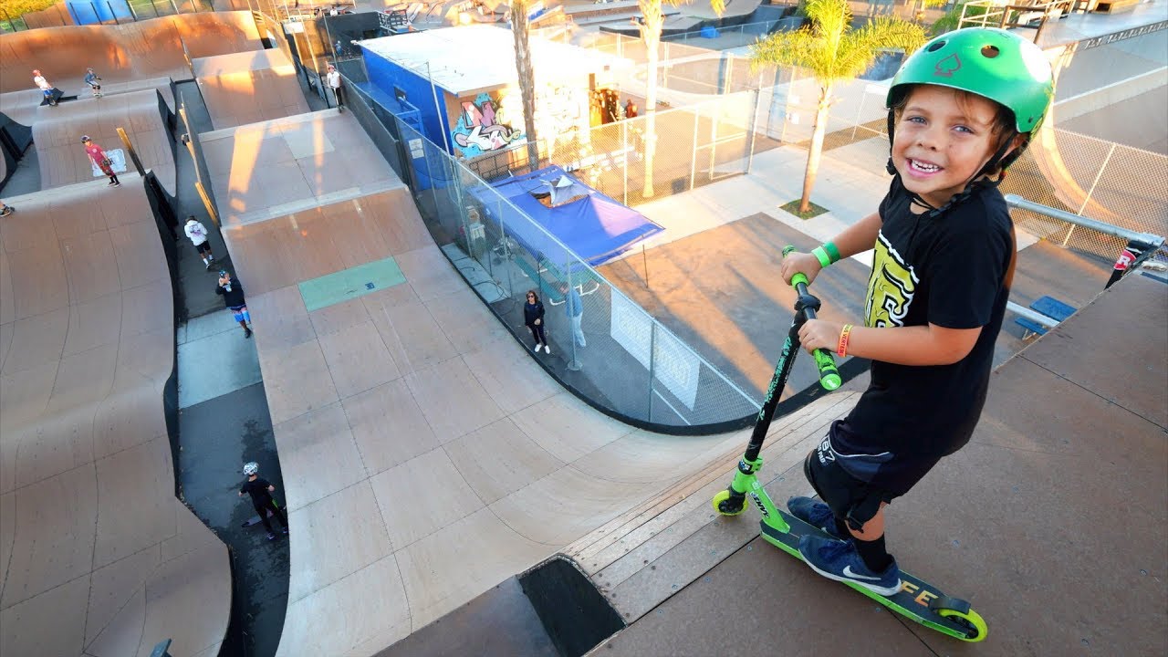 INSANE 3 YEAR OLD VS MEGA RAMP!