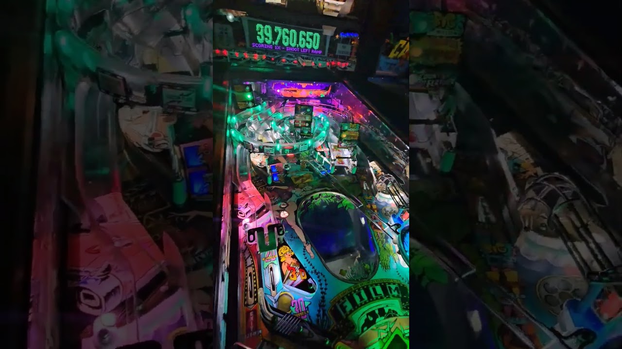 Bally Pinball has working Hologram! #shorts #3d #creaturefromtheblacklagoon #pinball