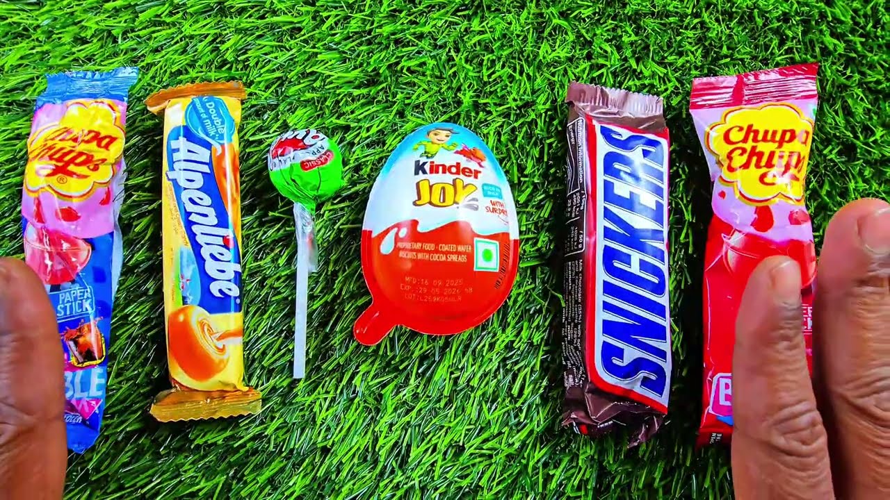 ASMR Candy Unwrapping 🍭 Crunchy Chocolate Sounds | No Talking