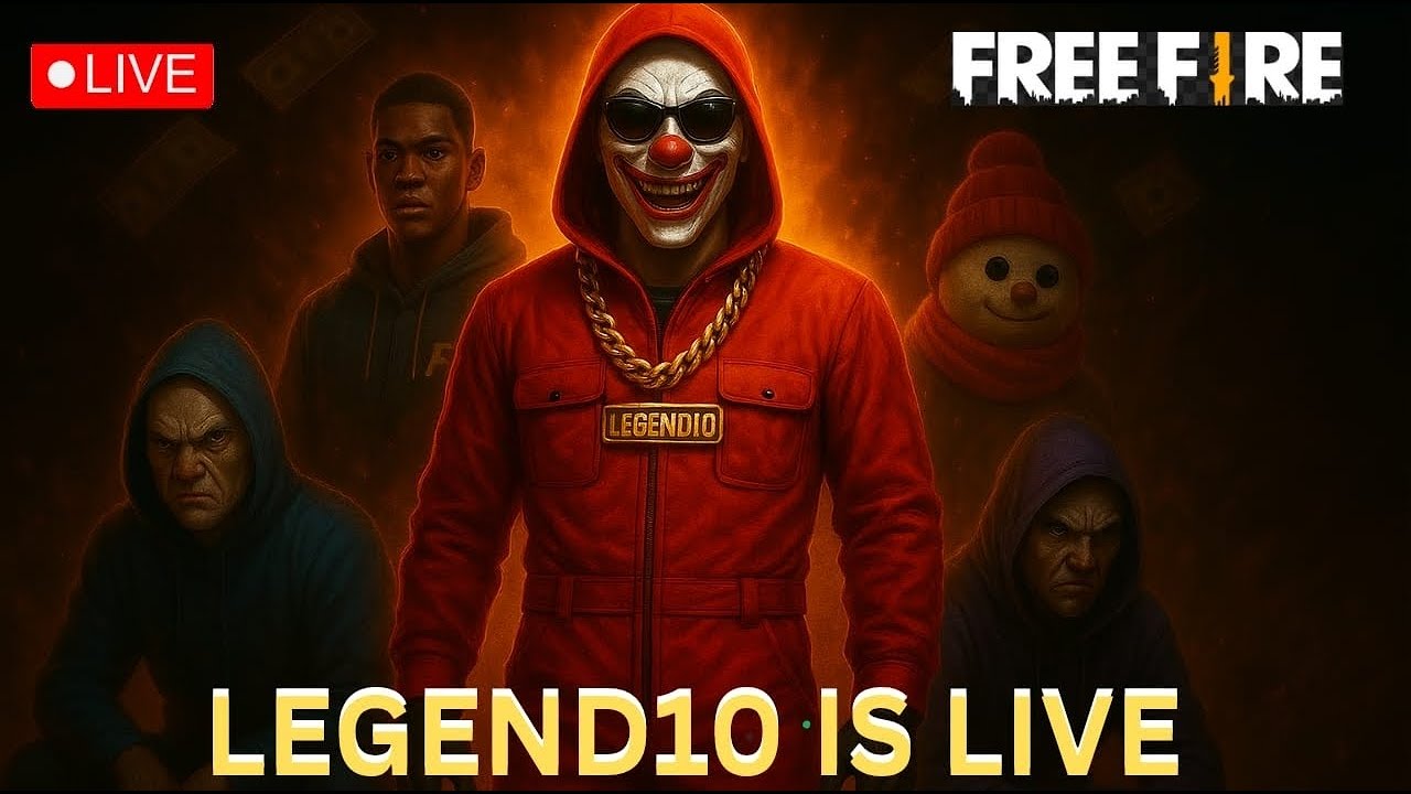 LEGEND10GAMING's Live broadcastLive ID check and BR rank push mobile gameplay 15/03/2026