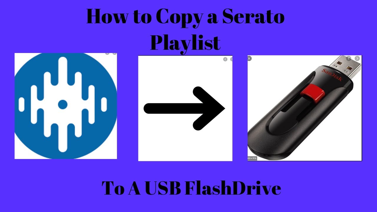 How to Copy a Serato DJ Playlist to a USB Flash Drive