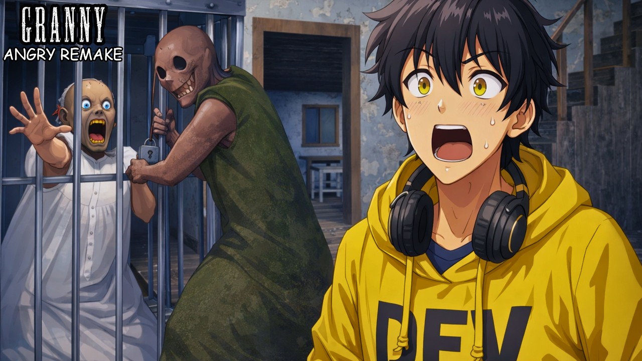 SAVING GRANNY FROM SCARY GRANNY REMAKE | ANGRY GRANNY REMAKE