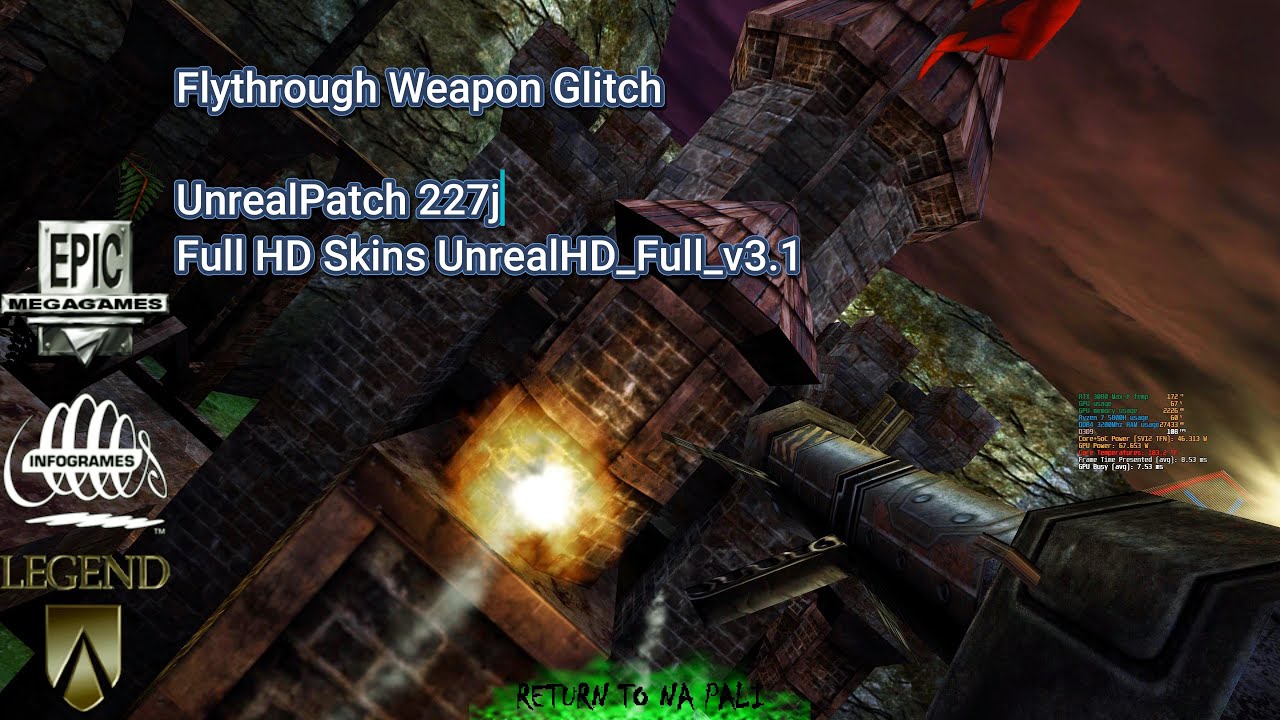 Unreal RTNP Weapon Glitch - 4K 120Hz - RTX 3080 Asus Strix SCAR G15 Ryzen 7 5800H