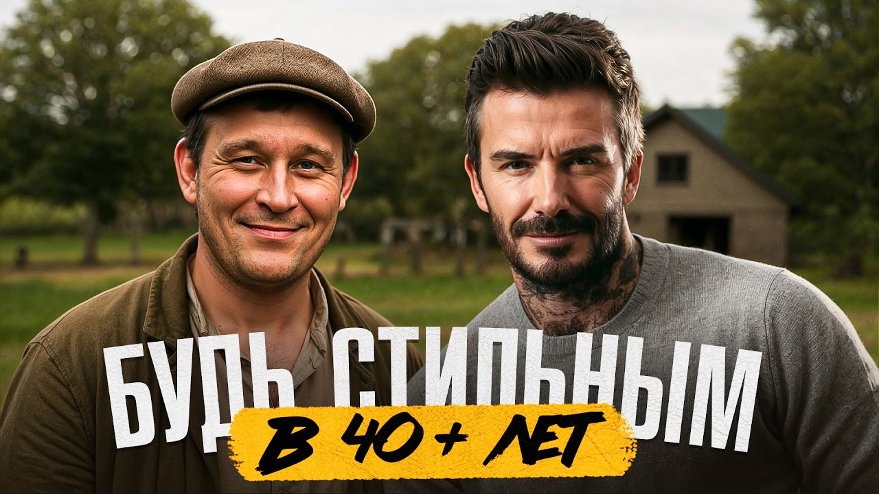 Что носить мужчине после 40 лет? Выглядеть моложе, но НЕ нелепо!