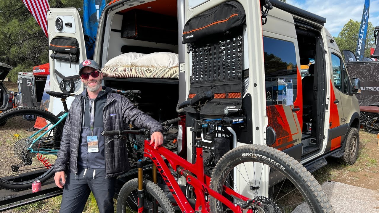 A Cyclist's DREAM Van | Outside Van Tails FULL WALKTHROUGH