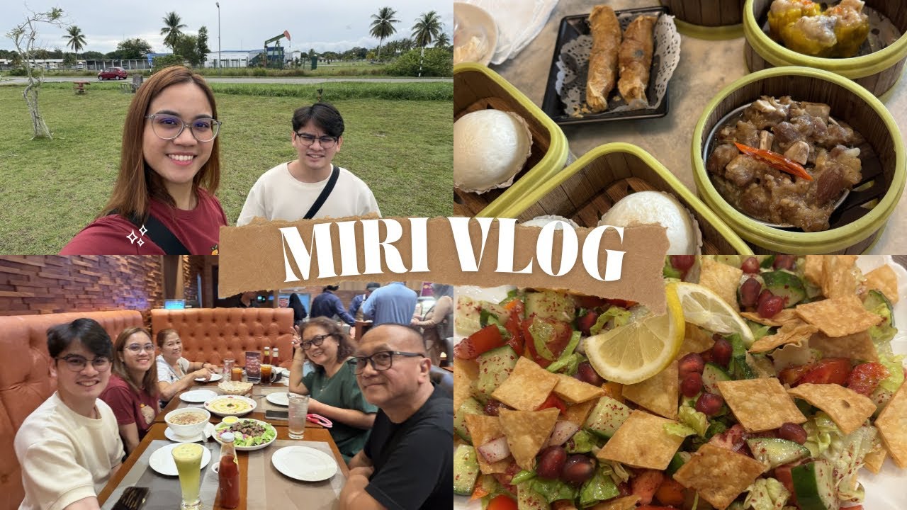 Miri Vlog #2: Checking out of Miri, Chinese food, back to Brunei, Arabian food