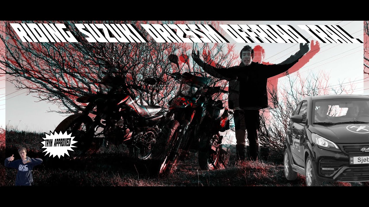 Riding Suzuki Dr 125 Sm on Offroad trails