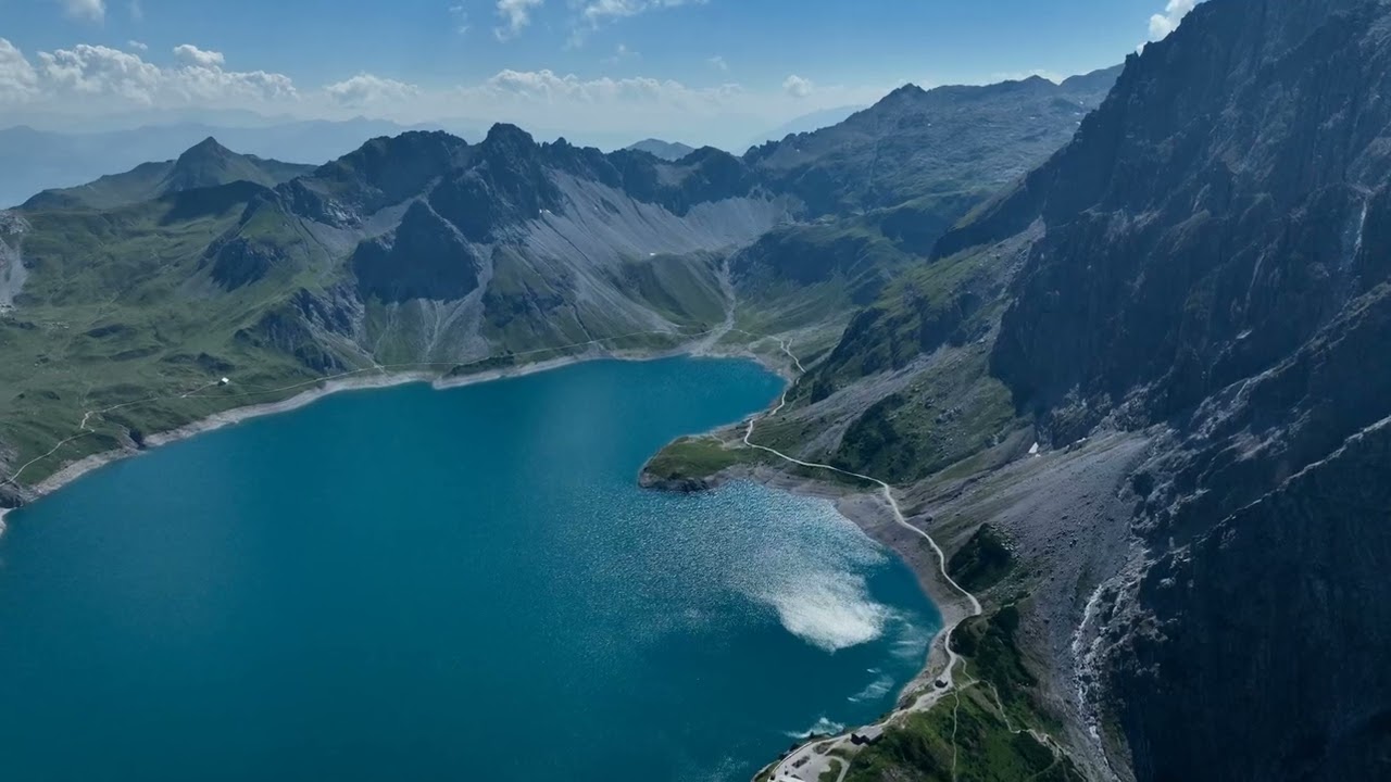 L&uuml;nersee, Vorarlberg | Mavic 3 flying in Austria