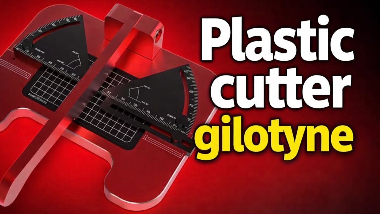 Gilotyna  do plastiku, magia z temu / Plastic cutter gilotyne