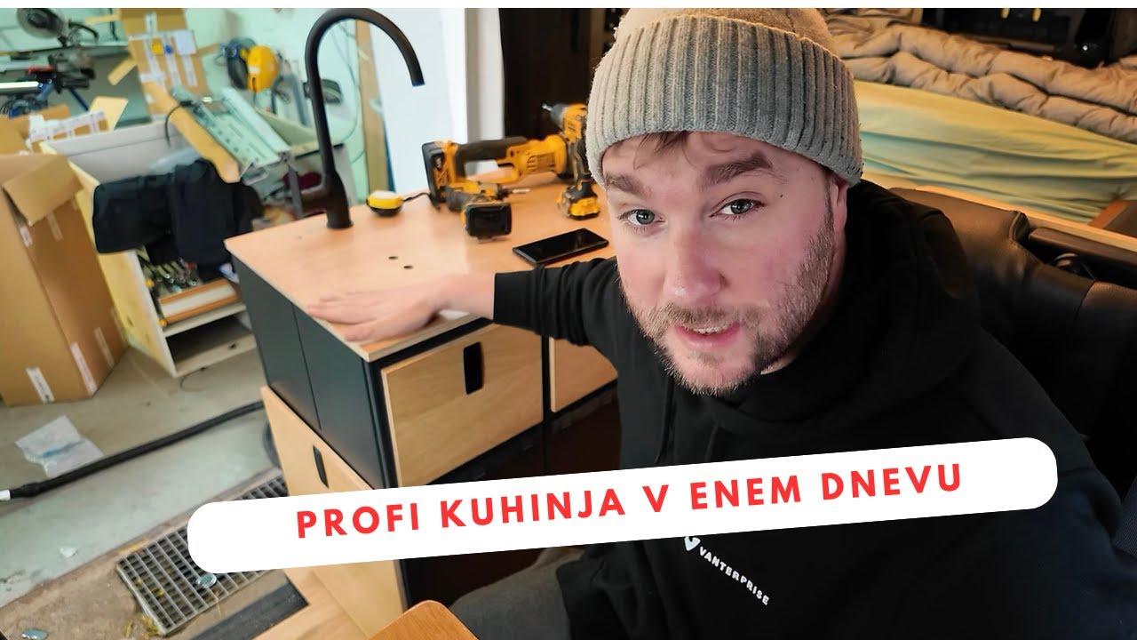 Brez Znanja Si Montiraj Pohištvo V Kombi / Predelava Avtodoma / Vandermoon Kitchen install