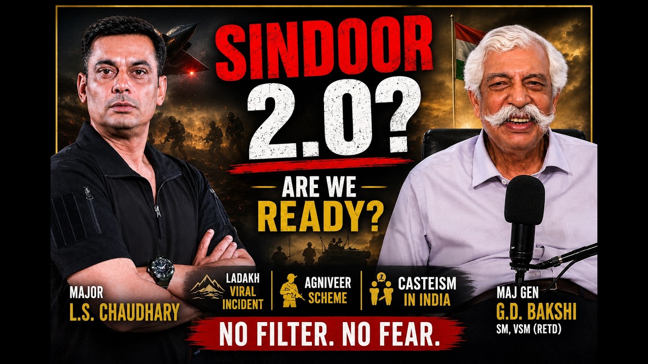 Operation Sindoor 2.0: Are We Ready? | Maj Gen G.D. Bakshi on Ladakh, Agniveer & Casteism