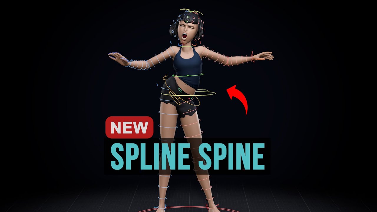 Hive Auto-Rigger - New Spline Spine - Zoo Tools