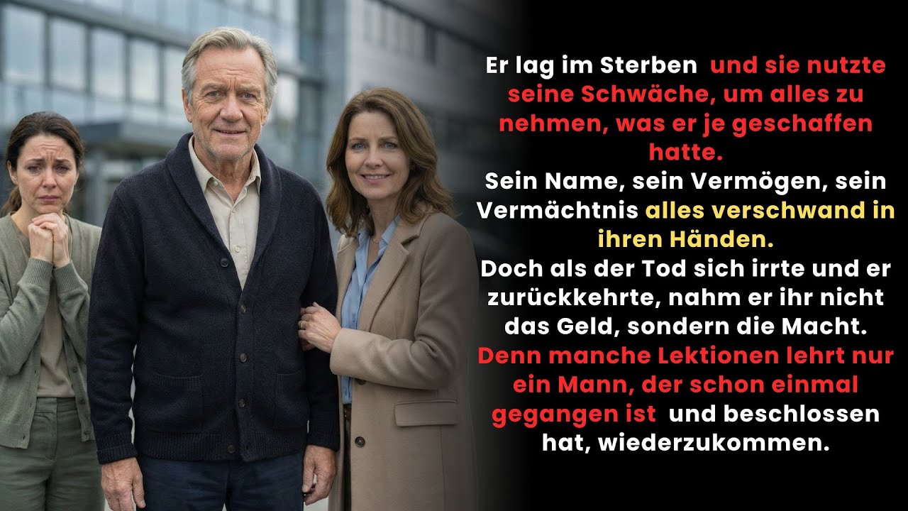 es ist Auf dem Sterbebett nahm sie ihm alles doch der Tod änderte seine Meinung eine Geschichte über