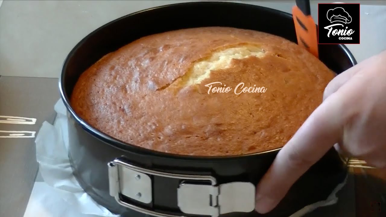BIZCOCHO de yogur sin usar Bascula y sin Batidora, f&aacute;cil y esponjoso | Tonio Cocina! #150#