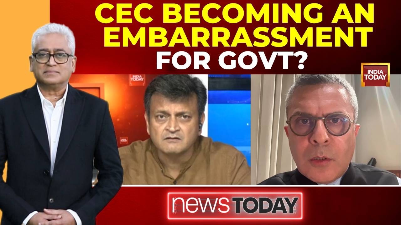 Rajdeeo Hosts Debate: Congress' Salman Soz And BJP's Ajay Alok Clash Over CEC Gyanesh Kumar Row