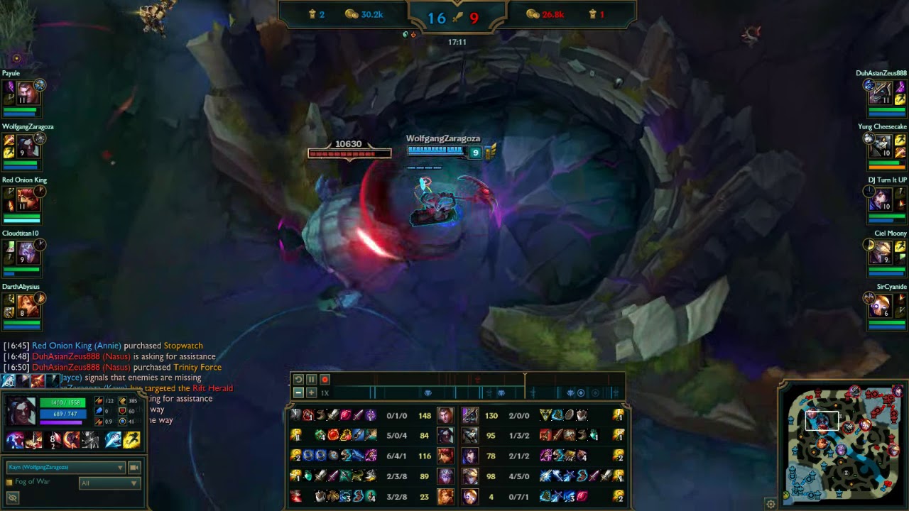 Perfect Kayn Ranked Game