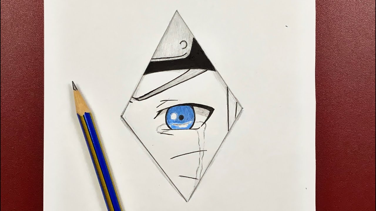 Easy to draw | how to draw sad naruto&rsquo;s eye step-by-step