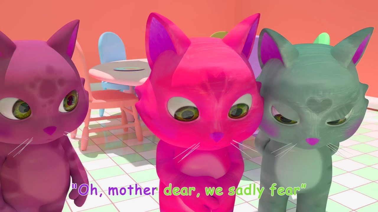 The baby kittens lost their mittens and  cry effects sponsored by Klasky  Csupo effects