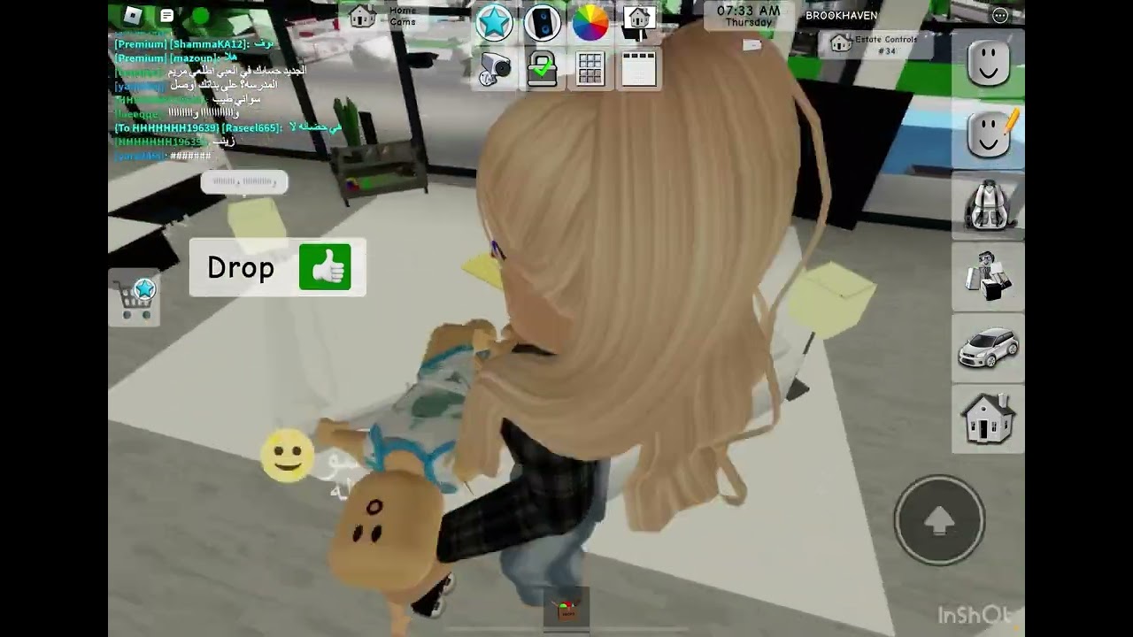 (روبلوكس) كنت ام في ماب البيوت  تحذير في اخر الفيديو⚠️😂