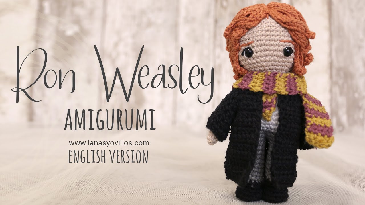 RON WEASLEY AMIGURUMI | HARRY POTTER SAGA | Lanas y Ovillos in English
